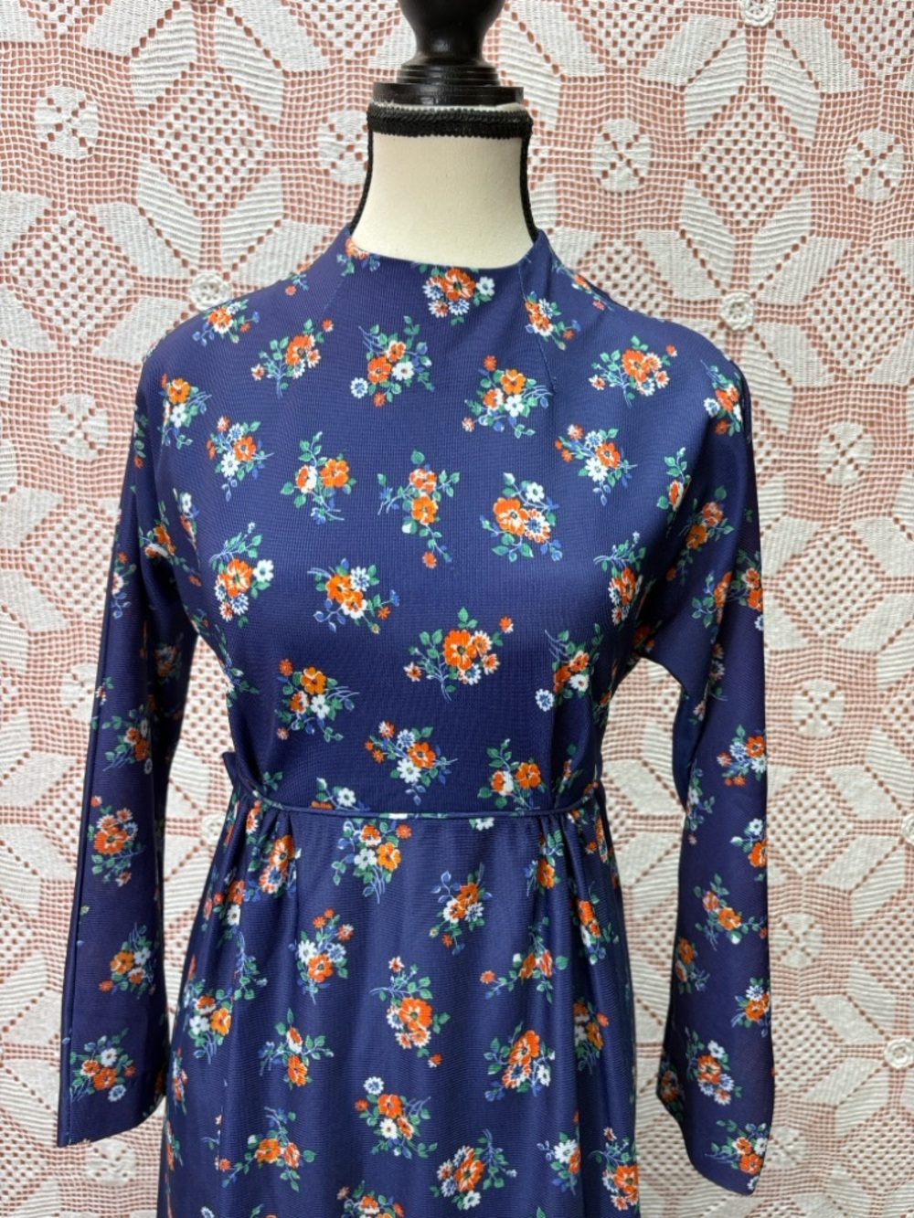 Vintage Mary Jane Floral Prairie Maxi Dress Size 8 - Picture 3 of 13
